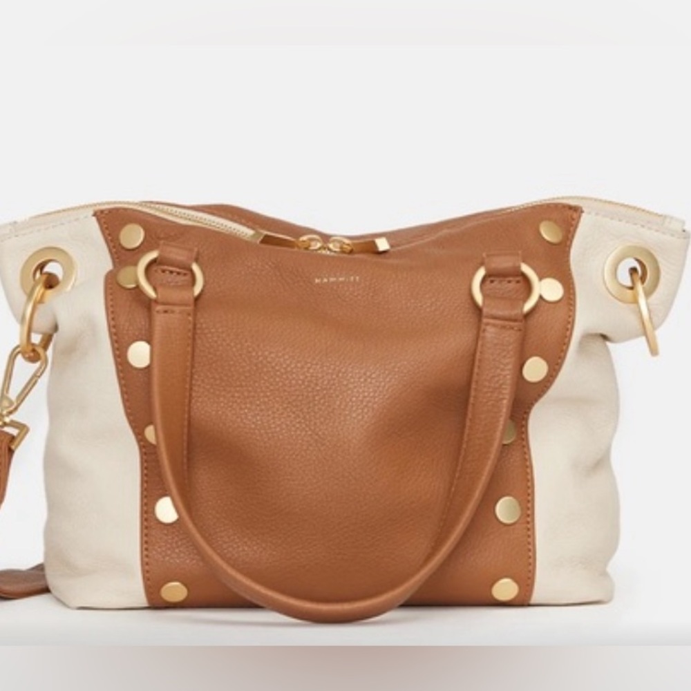 Hammitt nwt medium Daniel Cafe au Lait crossbody tote tan and cream